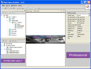 Flash Menu Builder Screenshot